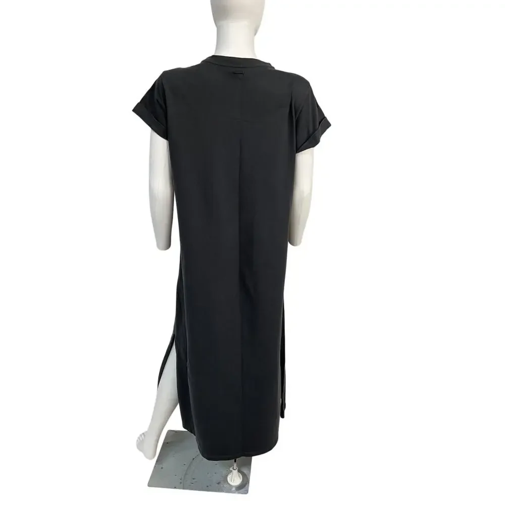 Allsaints Washed Black Randal Anna Dress Size 10 - Picture 3 of 5